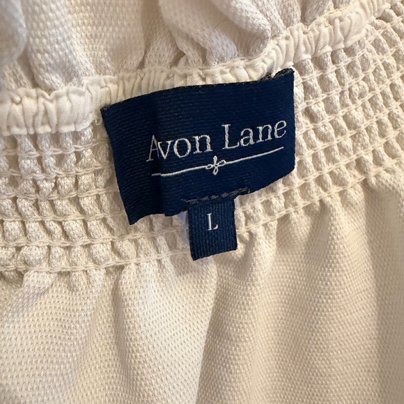 Tuckernuck Cream Ruffle Blouse - Picture 2 of 2